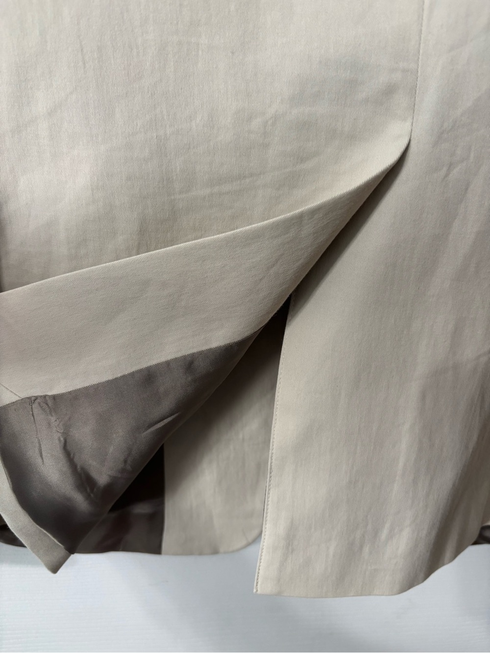 Banana Republic Beige Cotton Sport Coat 42S Short Summer Party Made In Italy - Picture 7 of 12